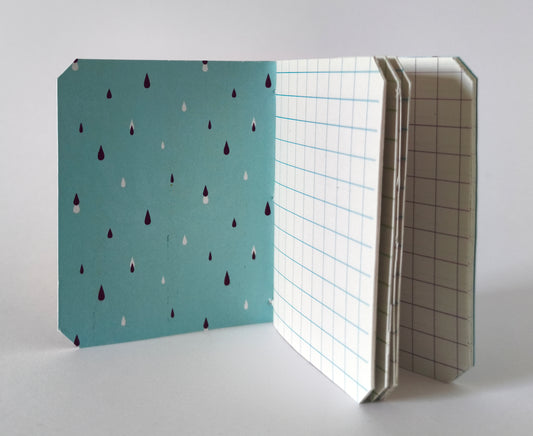 Mini carnet Flowerbugs - Carreaux