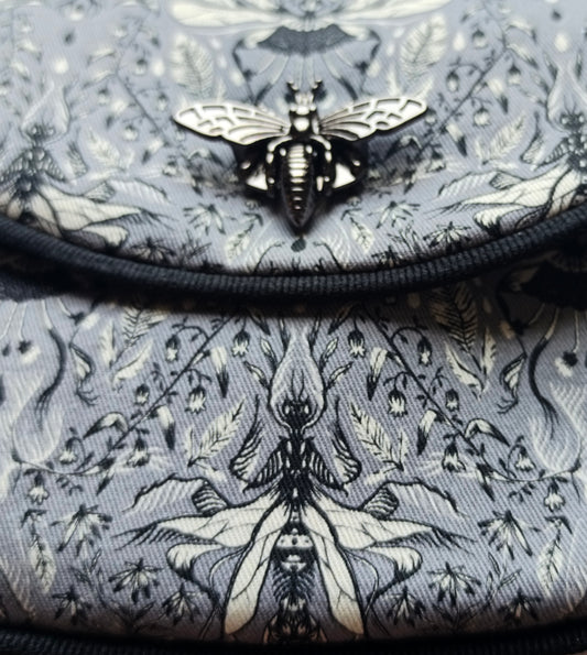 Sac bandoulière abeille en toile Flowerbugs - Gouttes