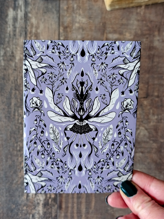 Carnet à rabat Flowerbugs - Ligné