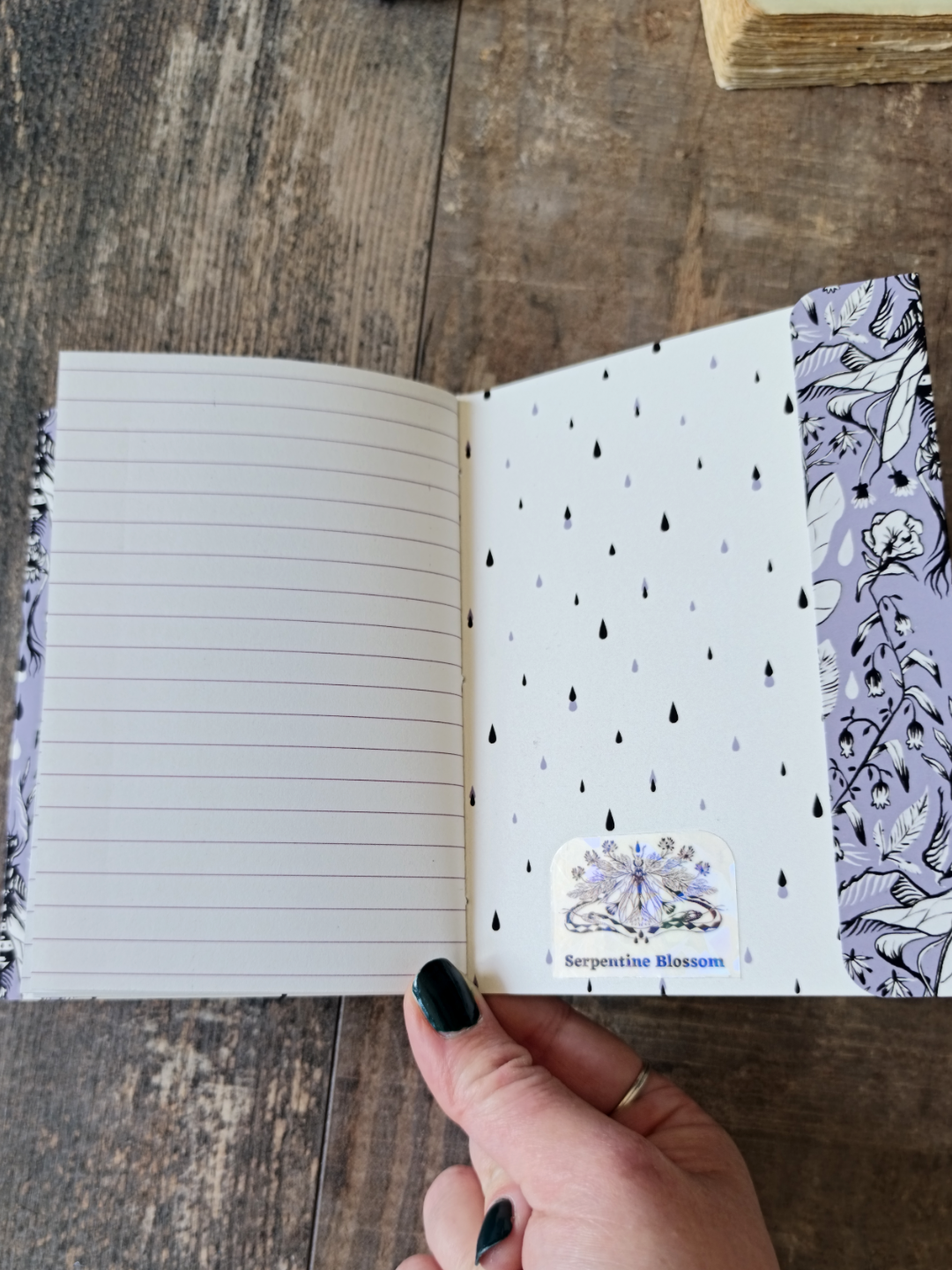 Carnet à rabat Flowerbugs - Ligné