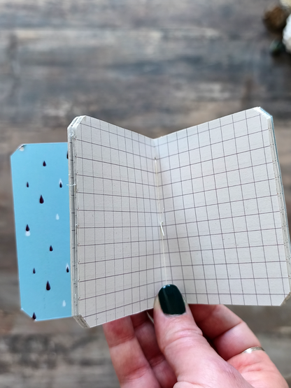 Mini carnet Flowerbugs - Carreaux