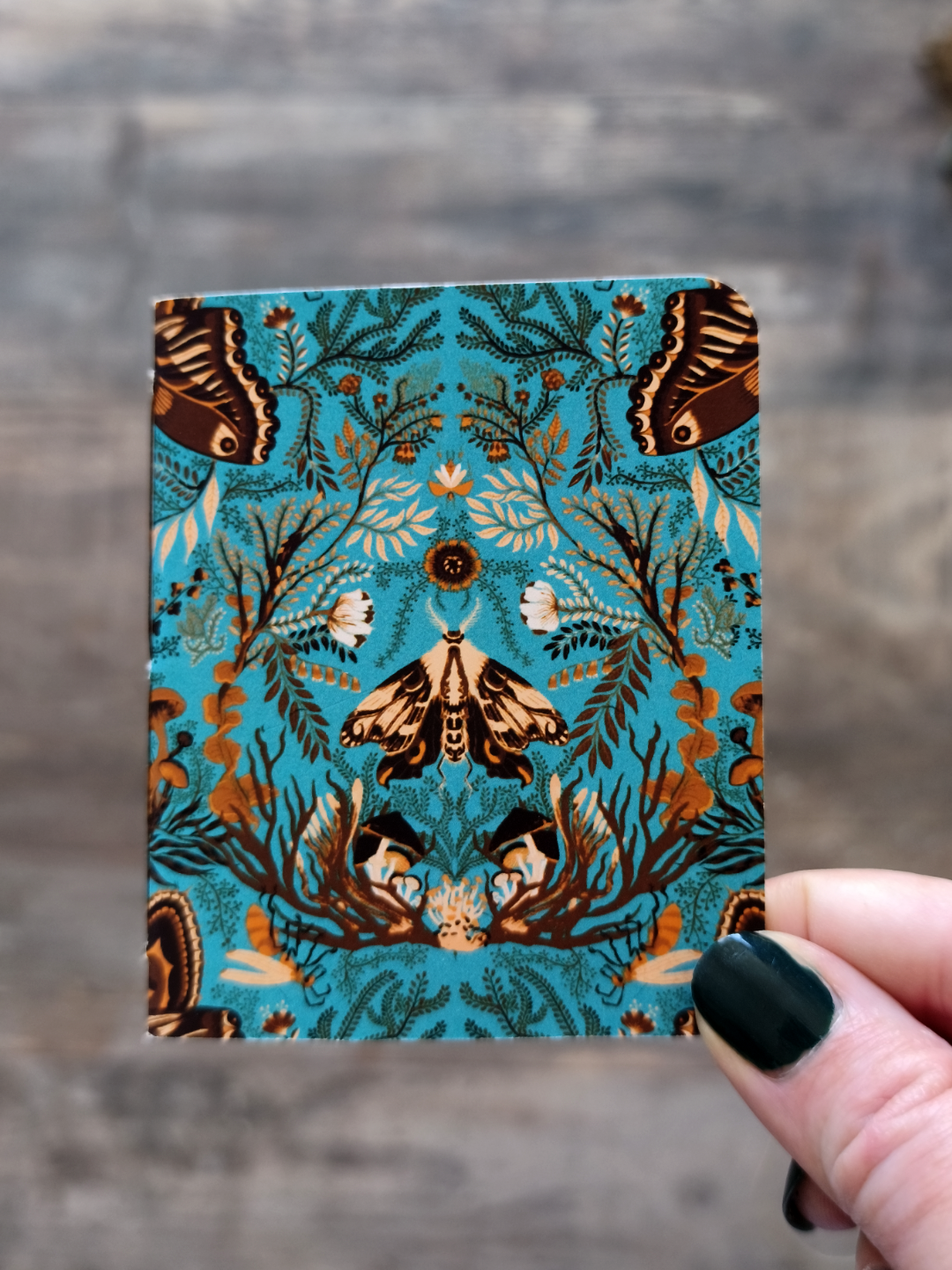 Mini carnet Moonmoth - Carreaux