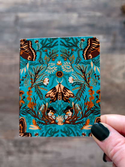 Mini carnet Moonmoth - Carreaux