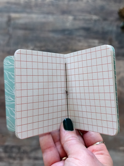 Mini carnet Moonmoth - Carreaux
