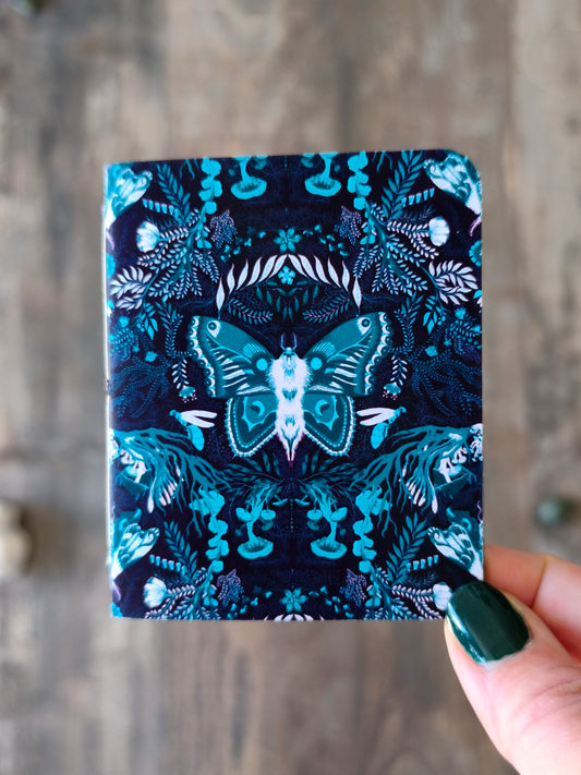 Mini carnet Moonmoths - Carreaux