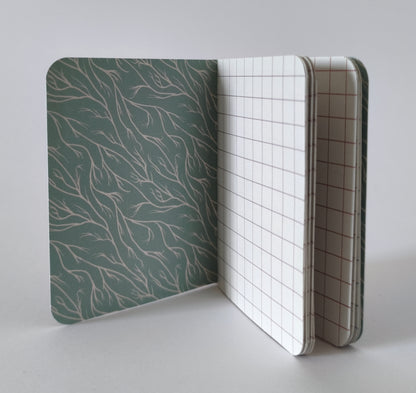 Mini carnet Moonmoth - Carreaux
