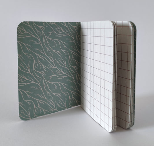 Mini carnet Moonmoth - Carreaux