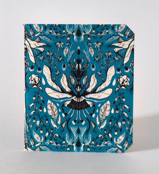 Mini carnet Flowerbugs - Carreaux