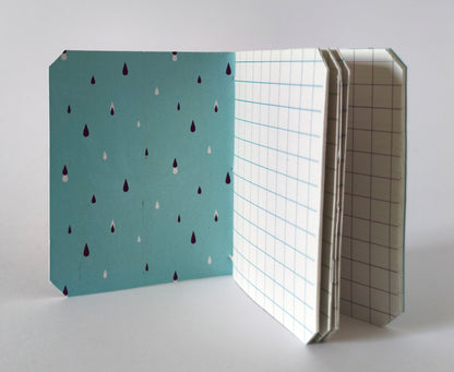 Mini carnet Flowerbugs - Carreaux