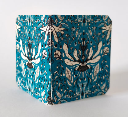 Mini carnet Flowerbugs - Carreaux