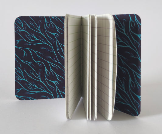 Mini carnet Moonmoths - Carreaux