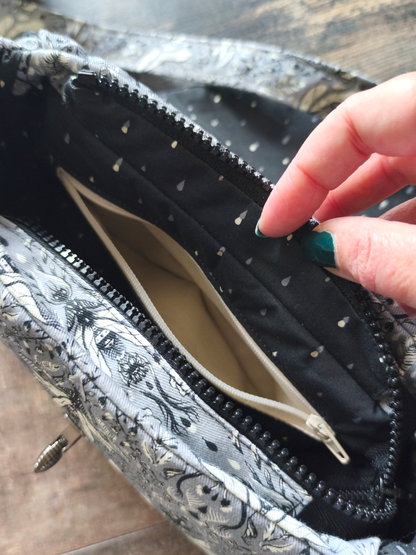 Sac bandoulière abeille en toile Flowerbugs - Averse