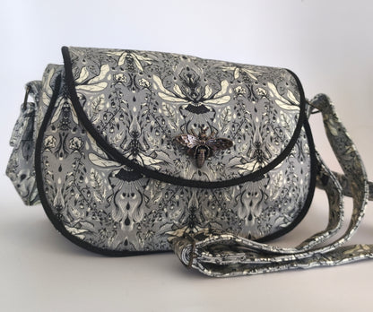 Sac bandoulière abeille en toile Flowerbugs - Gouttes